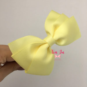 Tiara Maria Clara (G) amarelo bebê