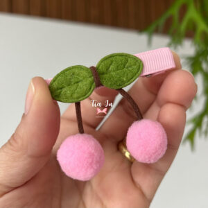 Presilha Cerejas Rosas